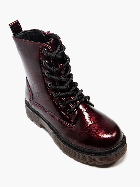 graceland Čipke-up boot burgundija deichmann