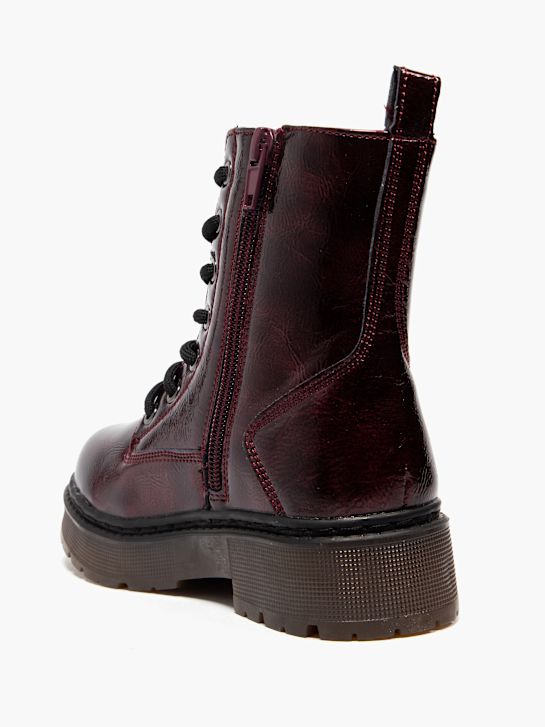graceland Čipke-up boot burgundija deichmann