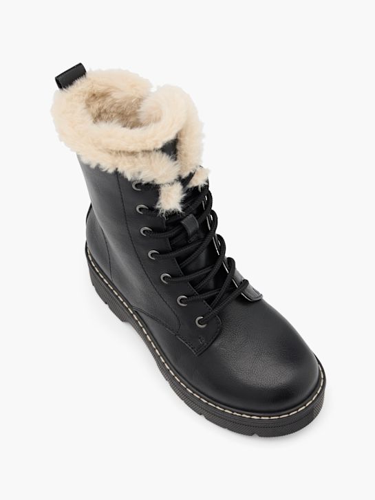 graceland Čipke-up boot black deichmann