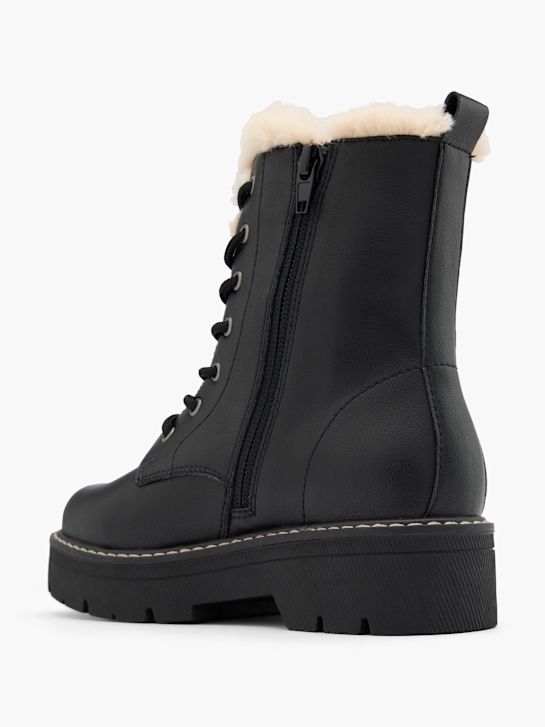 graceland Čipke-up boot black deichmann