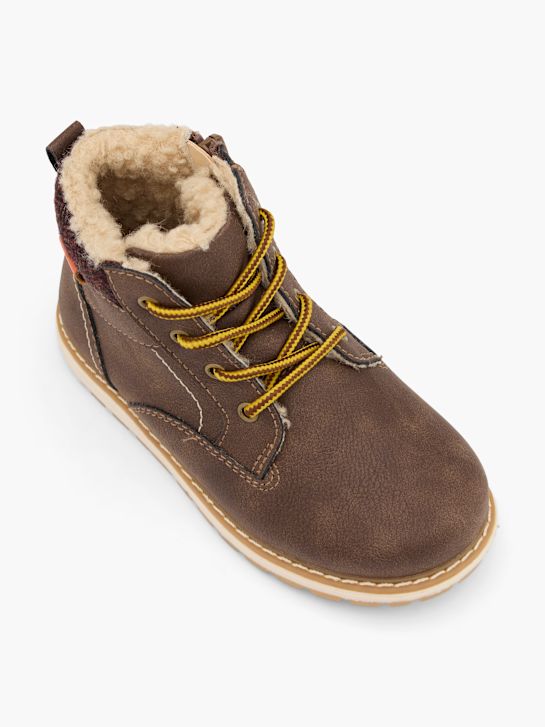 vty Čipke-up boot brown deichmann