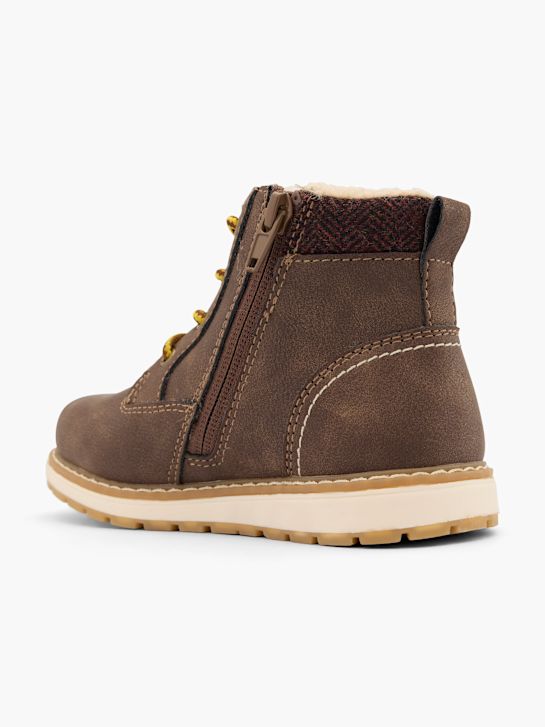 vty Čipke-up boot brown deichmann