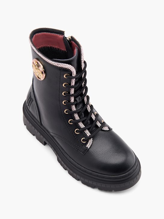 zlobne Čipke-up boot black deichmann