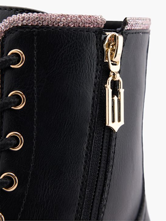 zlobne Čipke-up boot black deichmann