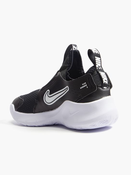 nike flex runner 3 slip-on trener Črno deichmann
