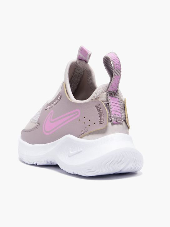 nike flex runner 3 slip-on trener vijolično deichmann