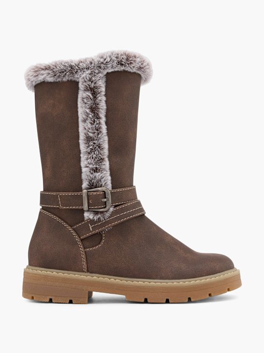 graceland kolena visoko boot brown deichmann