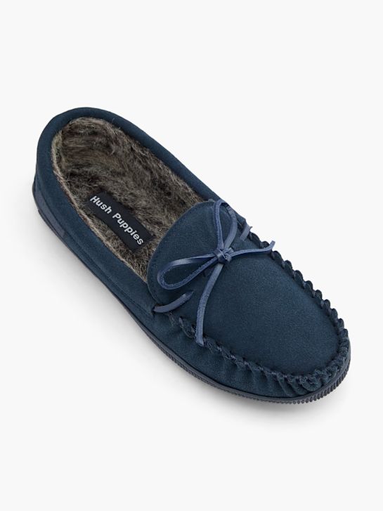hush puppies zaprta-nazaj natikači modra deichmann