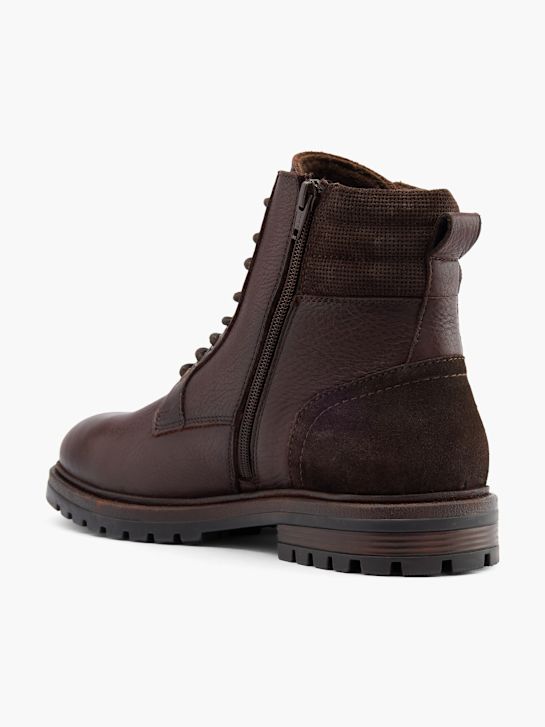 mustang Čipke-up boot brown deichmann