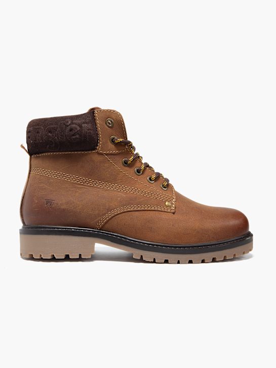 wrangler Čipke-up boot brown deichmann