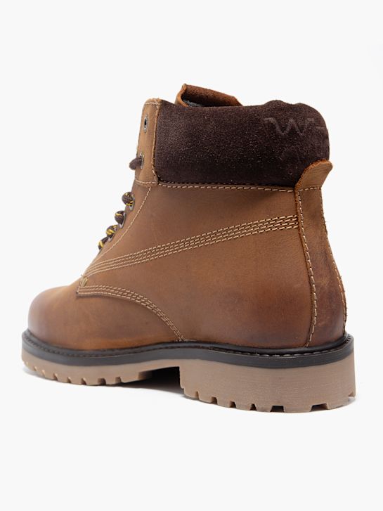 wrangler Čipke-up boot brown deichmann