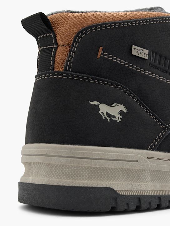 mustang Čipke-up boot black deichmann