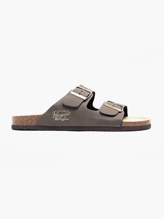 original pingvin footbed sandali rjava deichmann
