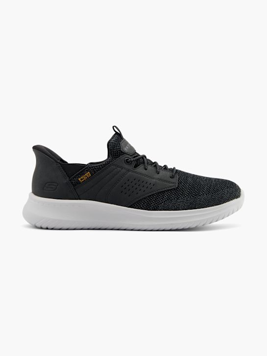 skechers dawson slip-on trener Črno deichmann