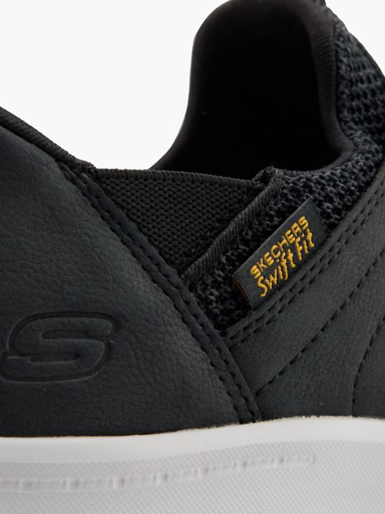 skechers dawson slip-on trener Črno deichmann