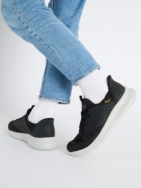 skechers dawson slip-on trener Črno deichmann