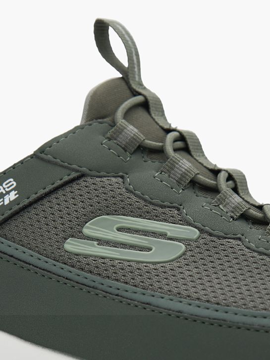 skechers bounder swift fit slip-on trener oljčno deichmann