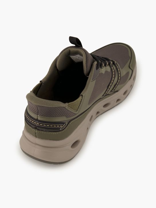 skechers swift fit slip-on trener oljčno deichmann