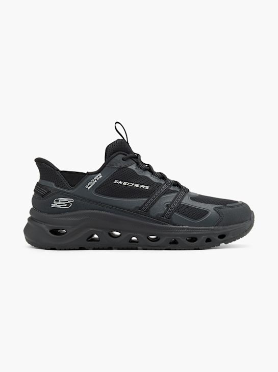 skechers swift fit slip-on trener Črno deichmann