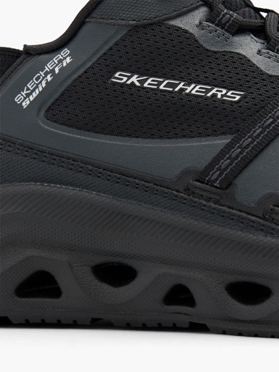 skechers swift fit slip-on trener Črno deichmann