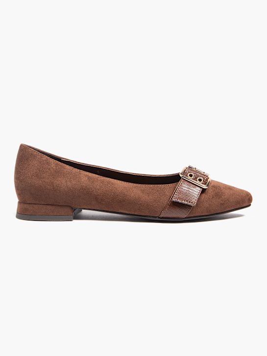 modni brvi balet ravno brown deichmann