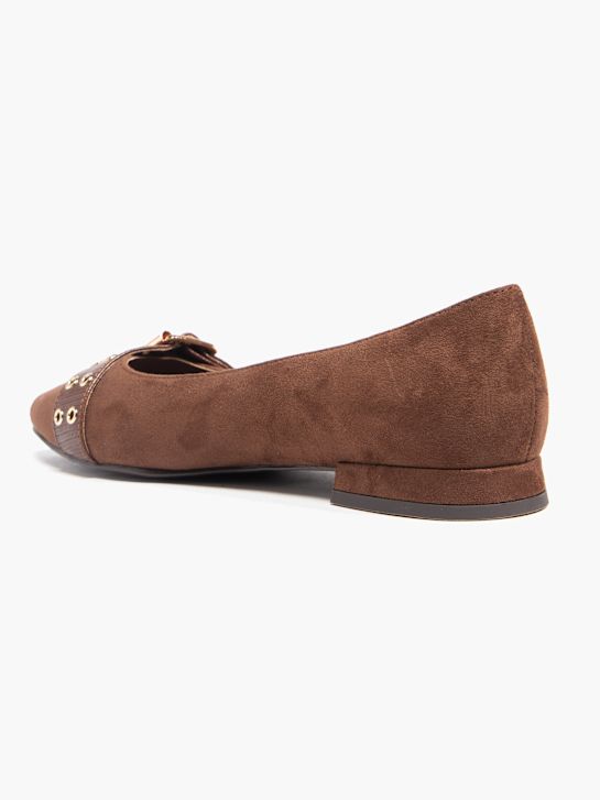 modni brvi balet ravno brown deichmann