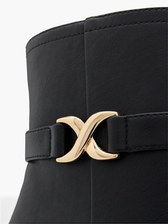 modni brvi klasičnih gleženj boot black deichmann