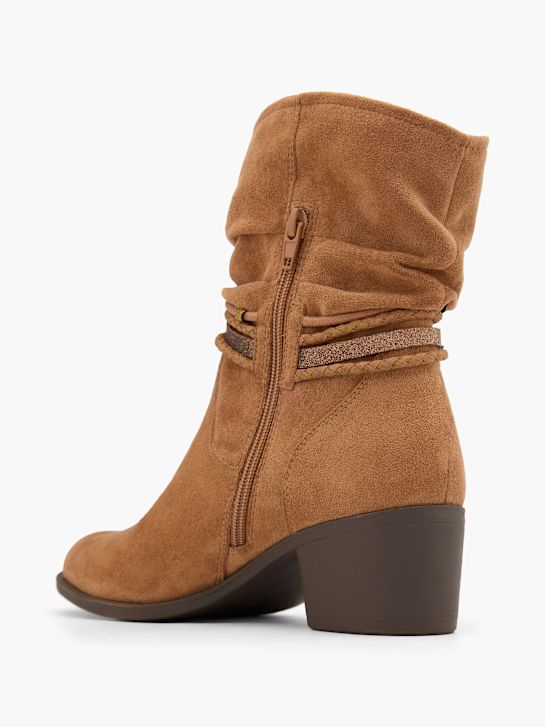 graceland klasičnih gleženj boot brown deichmann