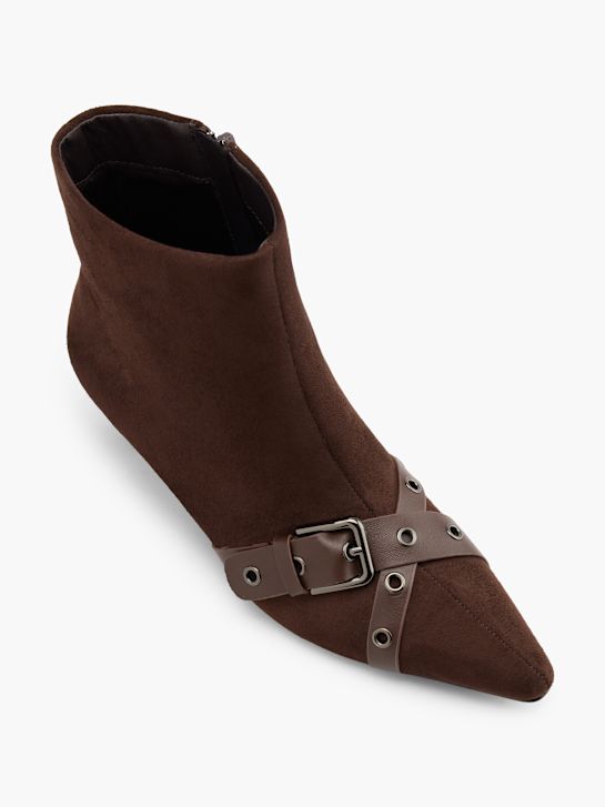 modni brvi klasičnih gleženj boot brown deichmann