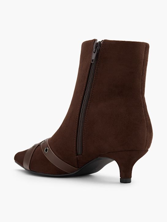 modni brvi klasičnih gleženj boot brown deichmann
