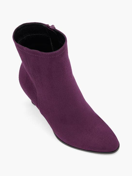 modni brvi klasičnih gleženj boot vijolično deichmann