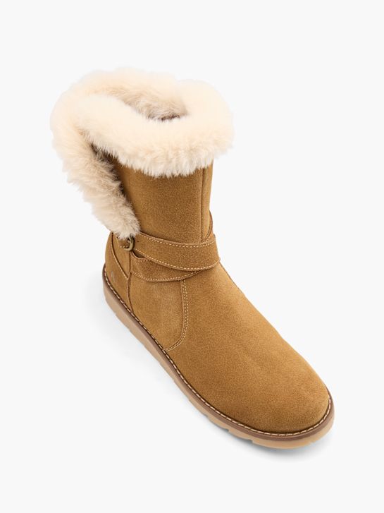 hush puppies kolena visoko boot bež deichmann