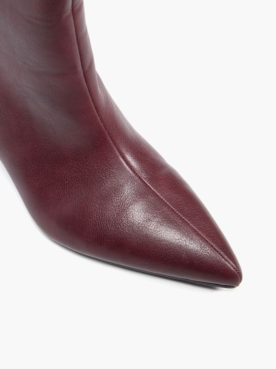 modni brvi kolena visoko boot burgundija deichmann