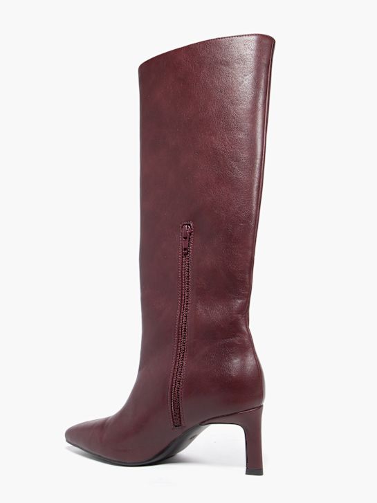 modni brvi kolena visoko boot burgundija deichmann