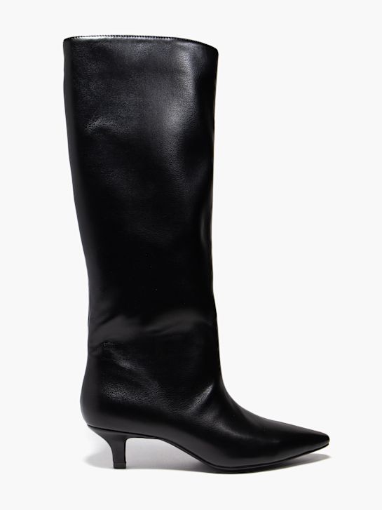 modni brvi kolena visoko boot black deichmann