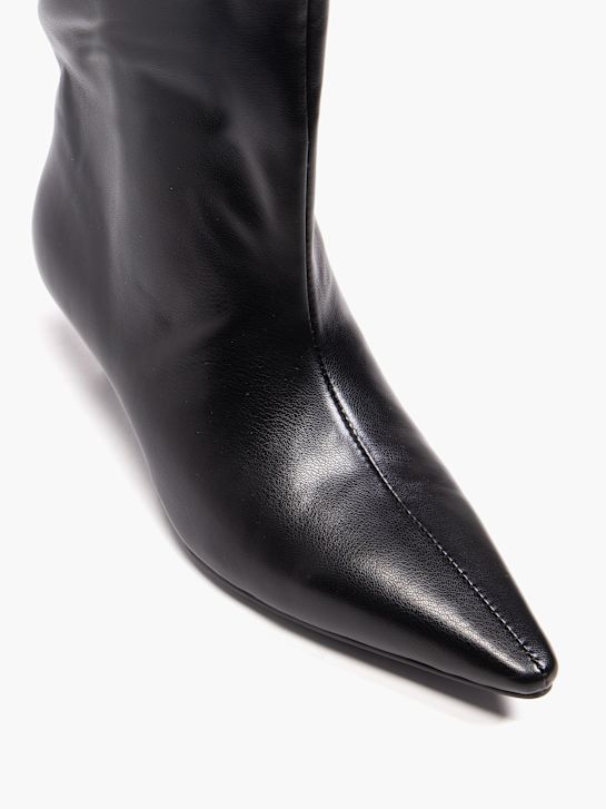 modni brvi kolena visoko boot black deichmann