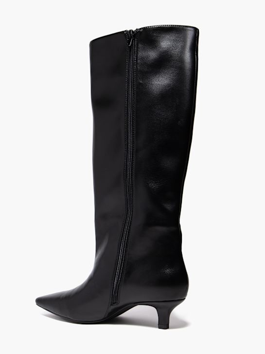 modni brvi kolena visoko boot black deichmann