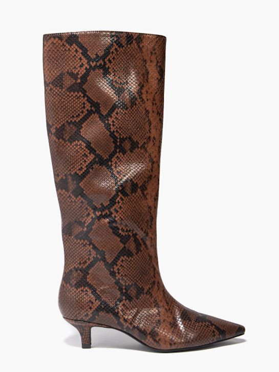 modni brvi kolena visoko boot brown deichmann