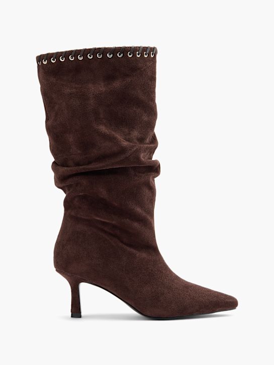 modni brvi kolena visoko boot brown deichmann