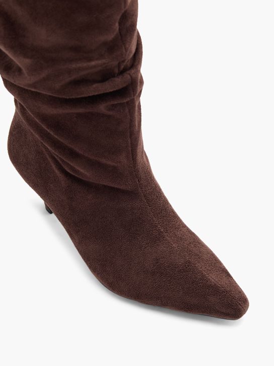 modni brvi kolena visoko boot brown deichmann