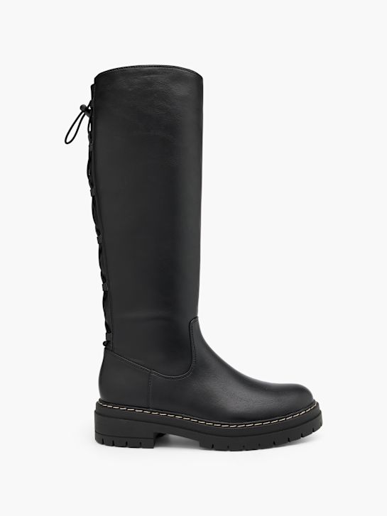 graceland kolena visoko boot black deichmann