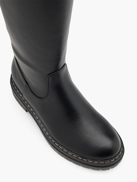 graceland kolena visoko boot black deichmann