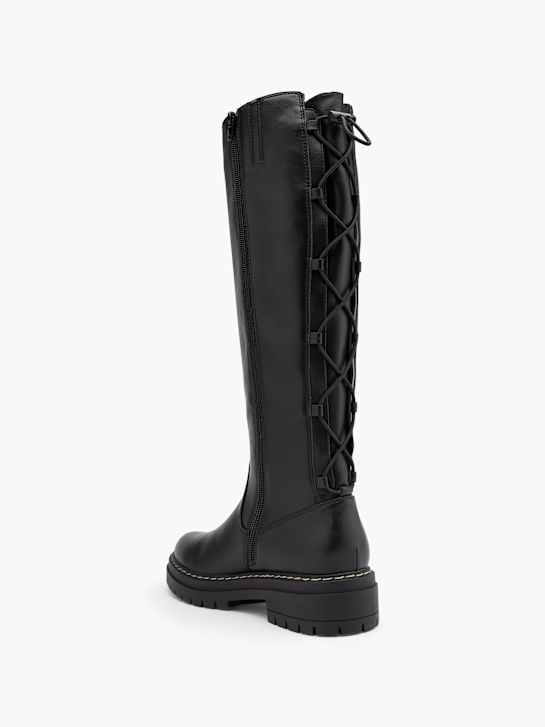 graceland kolena visoko boot black deichmann