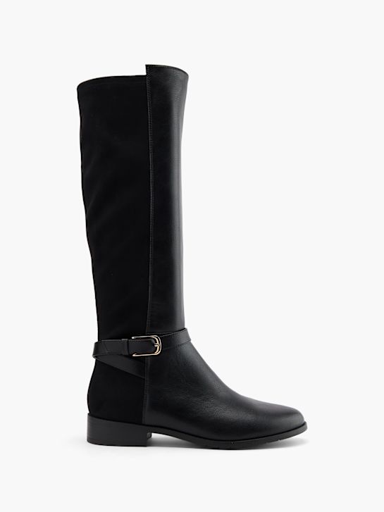 graceland kolena visoko boot black deichmann
