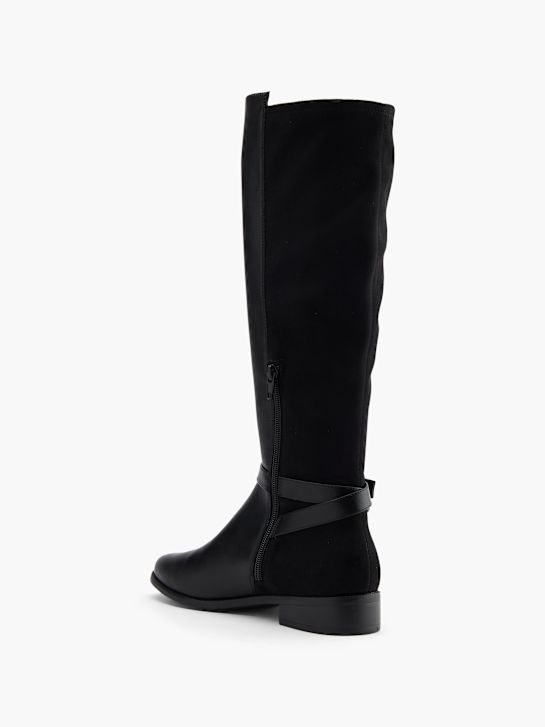 graceland kolena visoko boot black deichmann