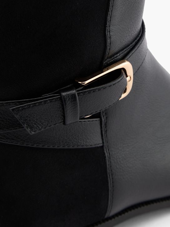 graceland kolena visoko boot black deichmann