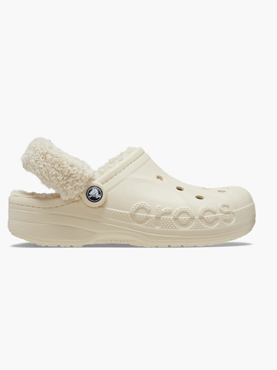crocs baya obloŽene puh trak zlepi bež deichmann
