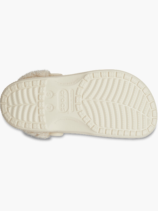 crocs baya obloŽene puh trak zlepi bež deichmann