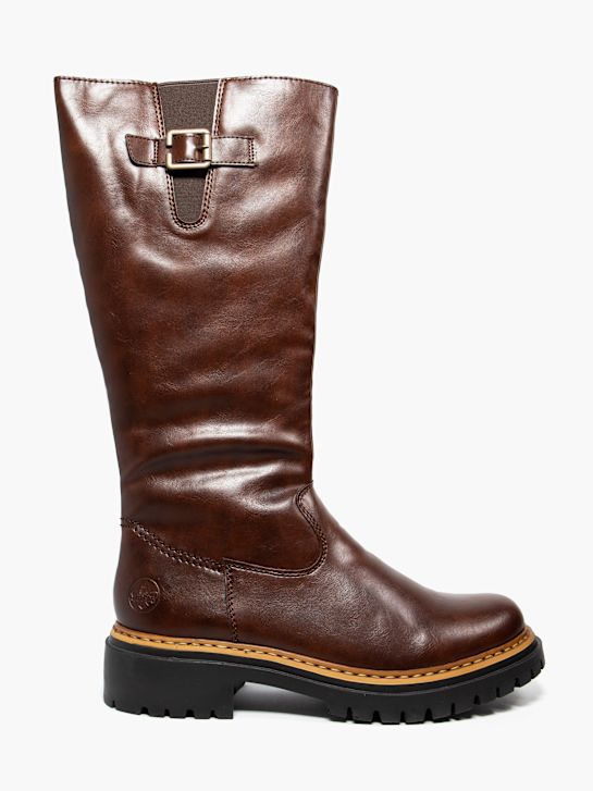 rieker kolena visoko boot brown deichmann