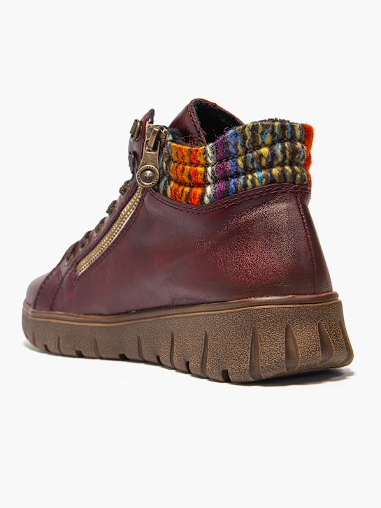 rieker Čipke-up boot bordeaux deichmann